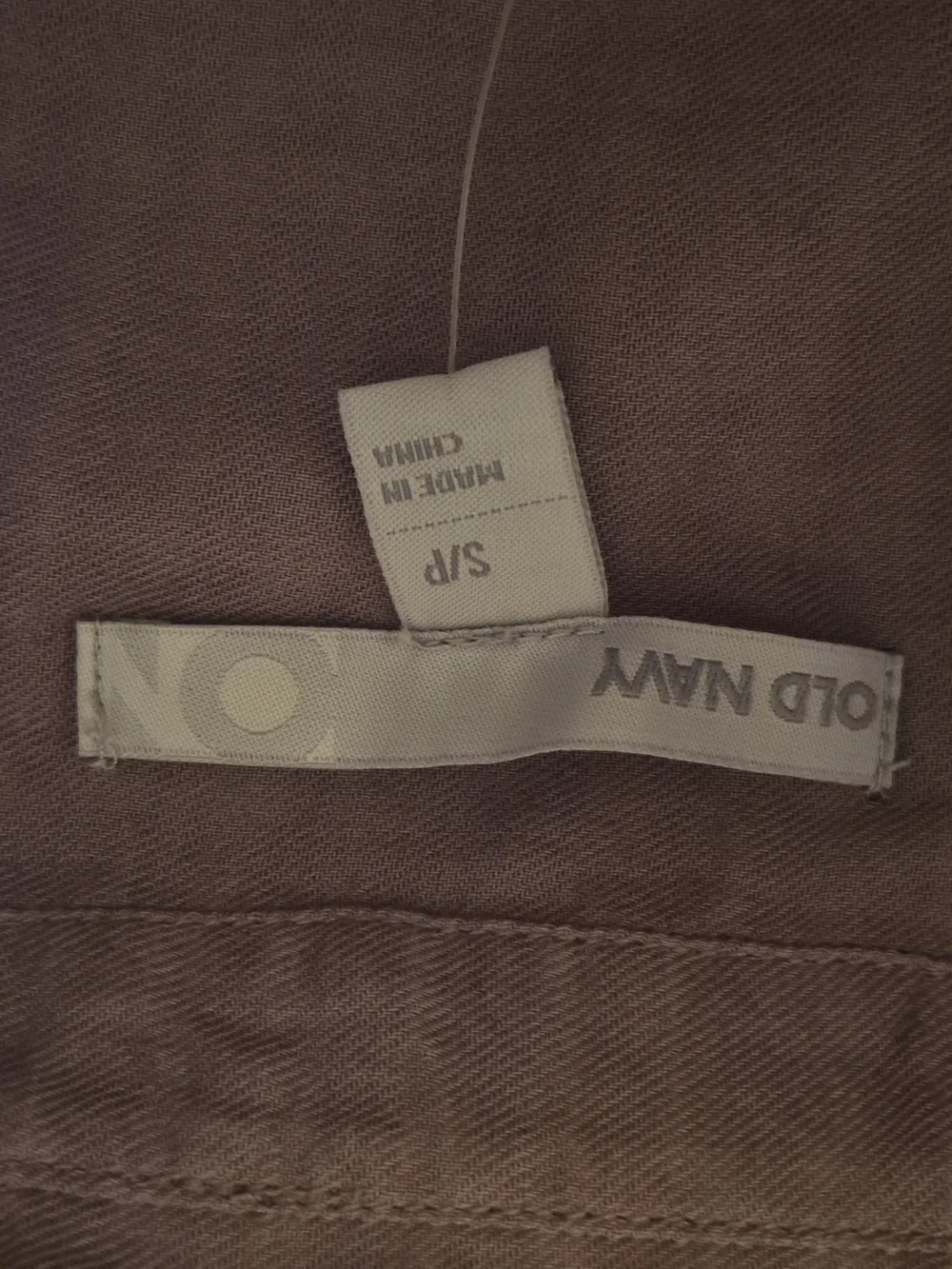 Old Navy Mauve Brown Long Sleeve Button Pullover Blouse - Picture 5 of 7